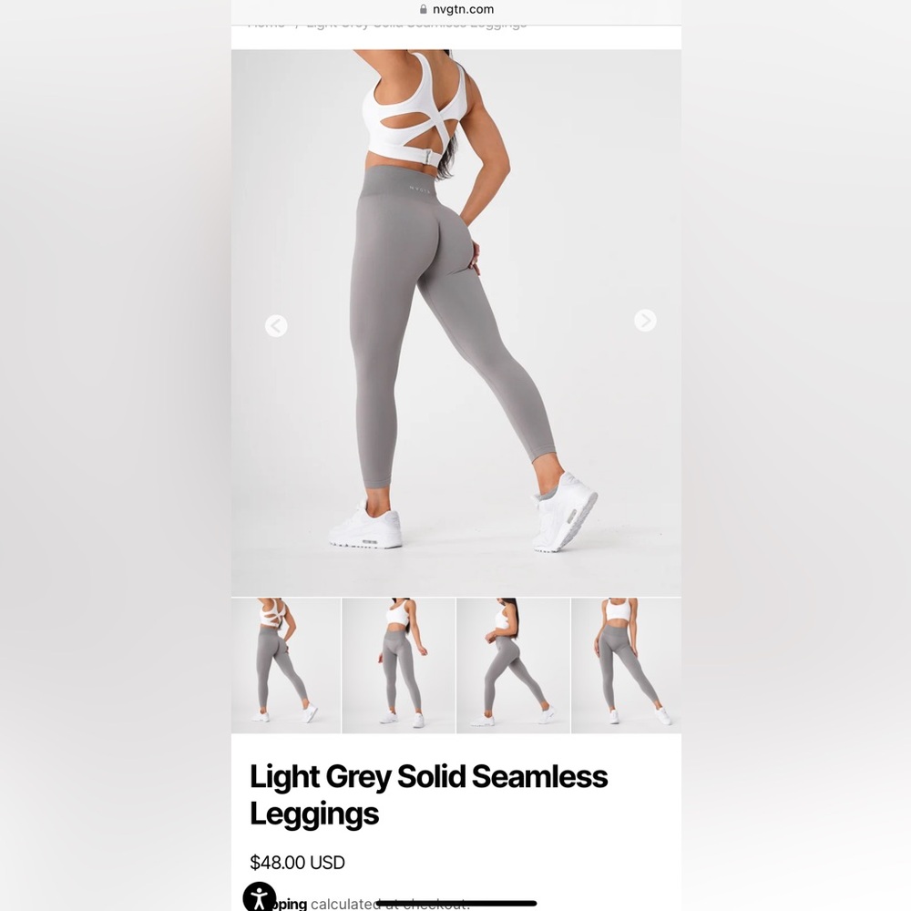 NVGTN Gray Women's Leggings